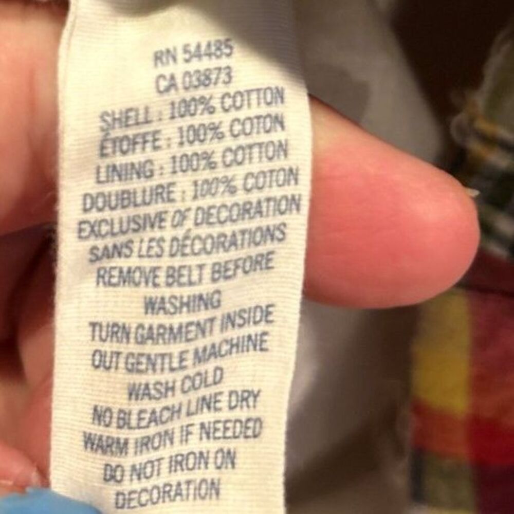 Vintage American Eagle Patchwork Plaid Cotton Ski… - image 4